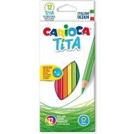 Paquet de 12 crayons de couleur Tita Carioca|8003511427931|Le Guide