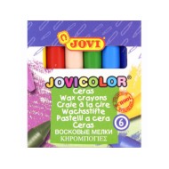 Paquet de 6 crayon de cire Jovi 980/6|8412027000413|Le Guide