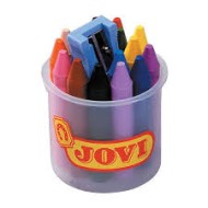 Pot de 16 crayon wax 980/16 Jovi + Taille crayon|8412027002363|Le Guide