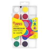 Aquarelle gouache 12 couleurs 800/12 - Jovi|8412027000529|Le Guide