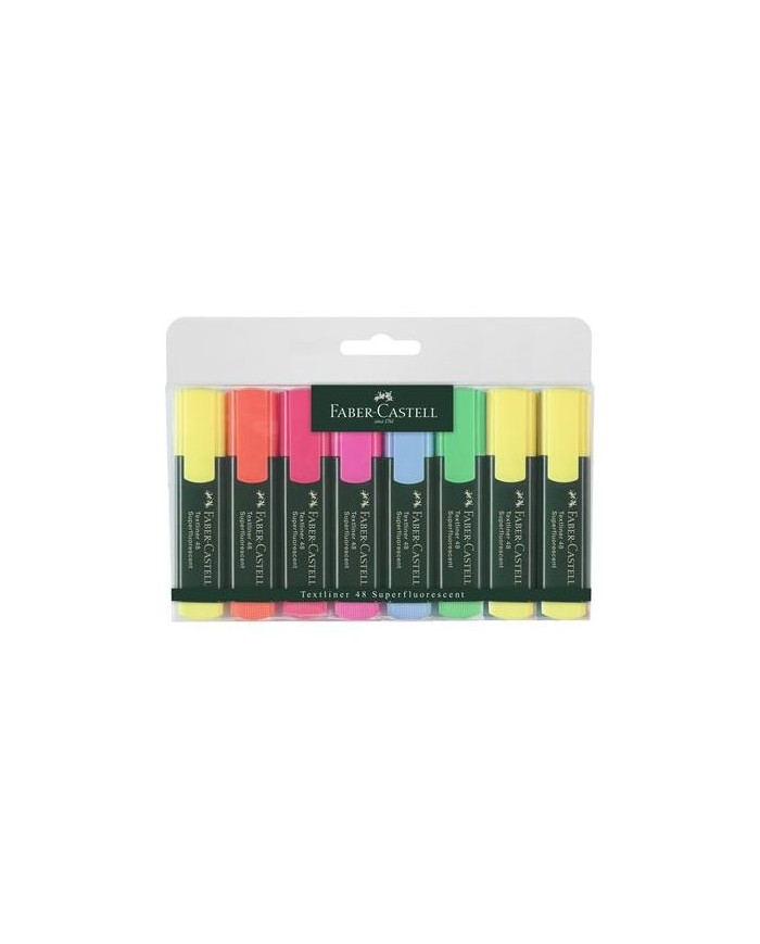 Pochette de 8 Surligneurs Faber-Castell|4005401548621|Le Guide