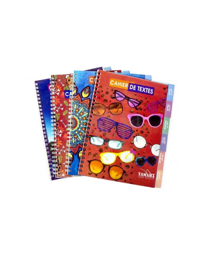 cahier de texte avec spirale 17*22 pm - 90gr yamama|6194036413164|Le Guide