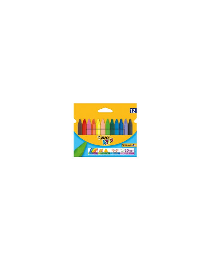 Paquet de 12 Crayon pastel Bic Kids|3086124000789|Le Guide