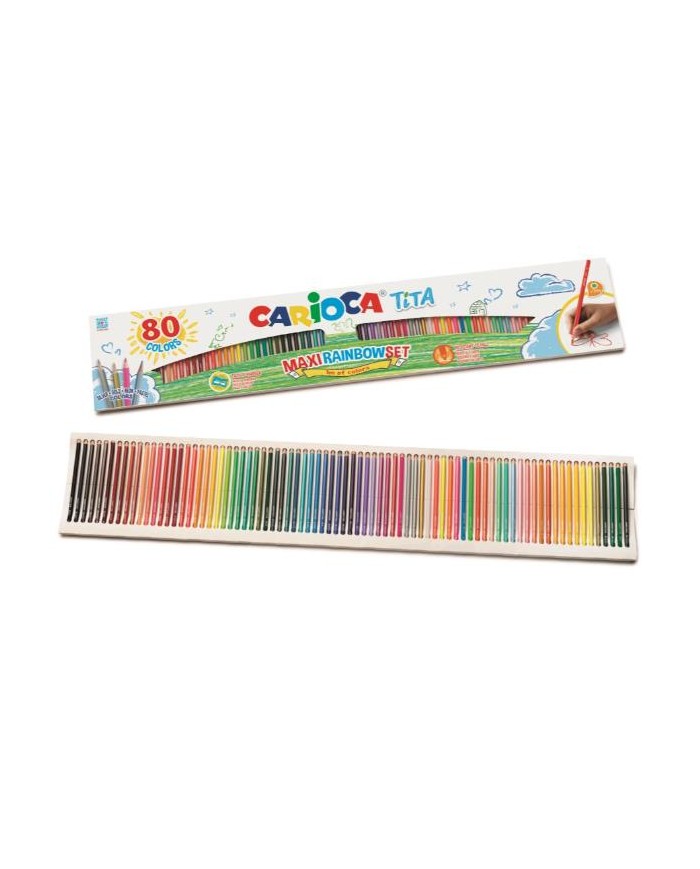 Pack de 80 crayons couleur Tita Carioca|8003511428907|Le Guide