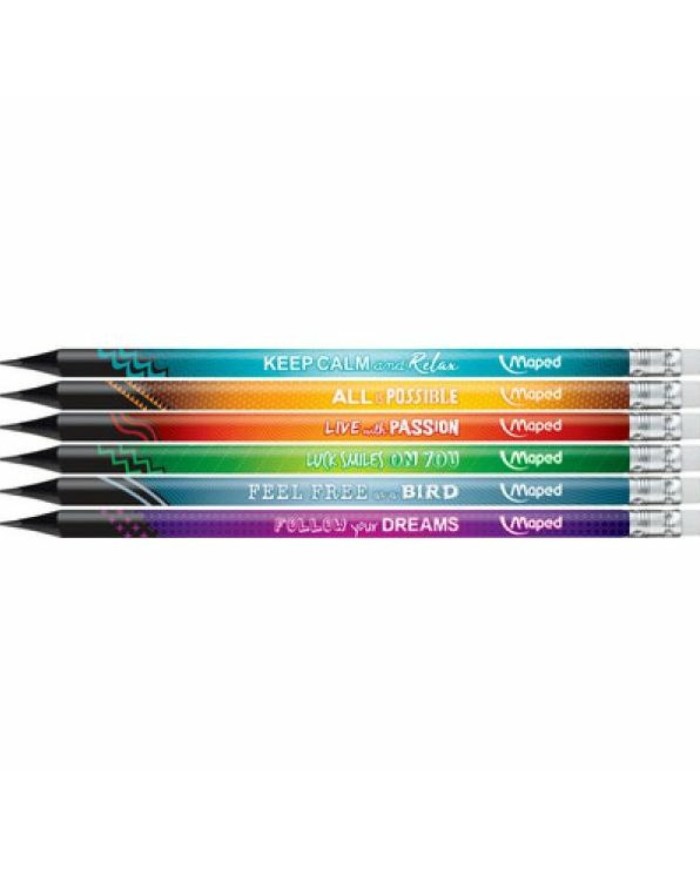 Crayon noir woodfree HB2 Maped|3154148520016|Le Guide