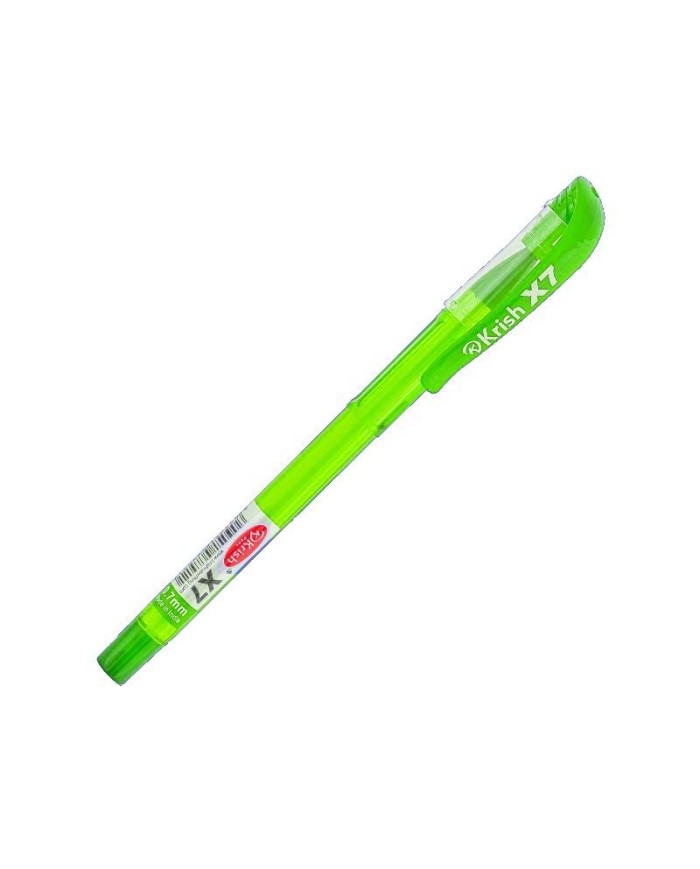 Stylo à bille Krish x7 vert clair||Le Guide