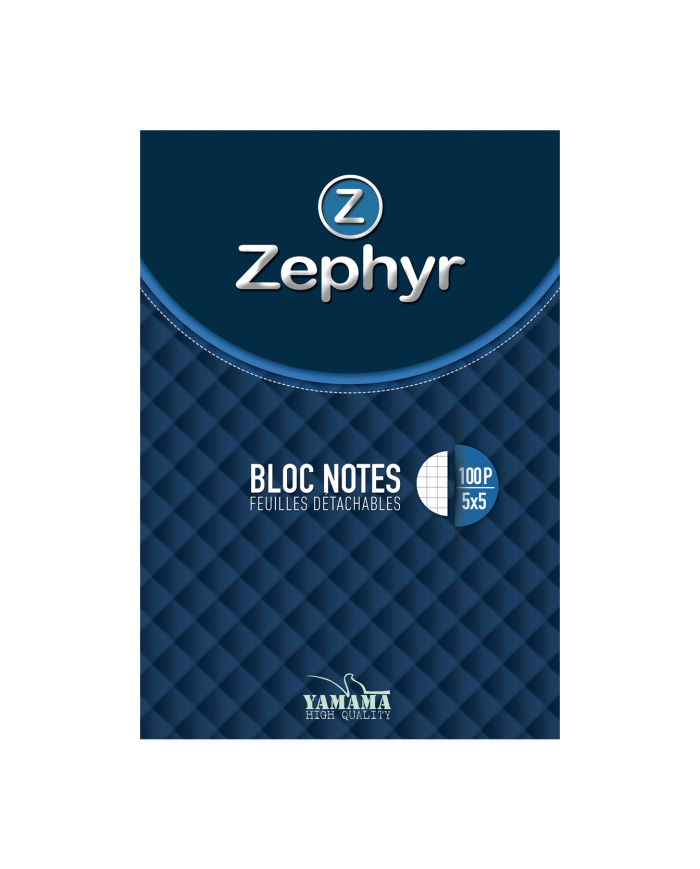 Bloc Note Zephyr 50F A4 70G - Yamama|6194036406852|Le Guide