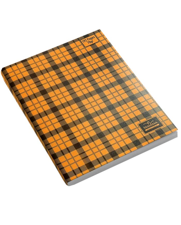 Cahier à Carreaux 17x22 192 pages orange - Yamama|6194036430505|Le Guide