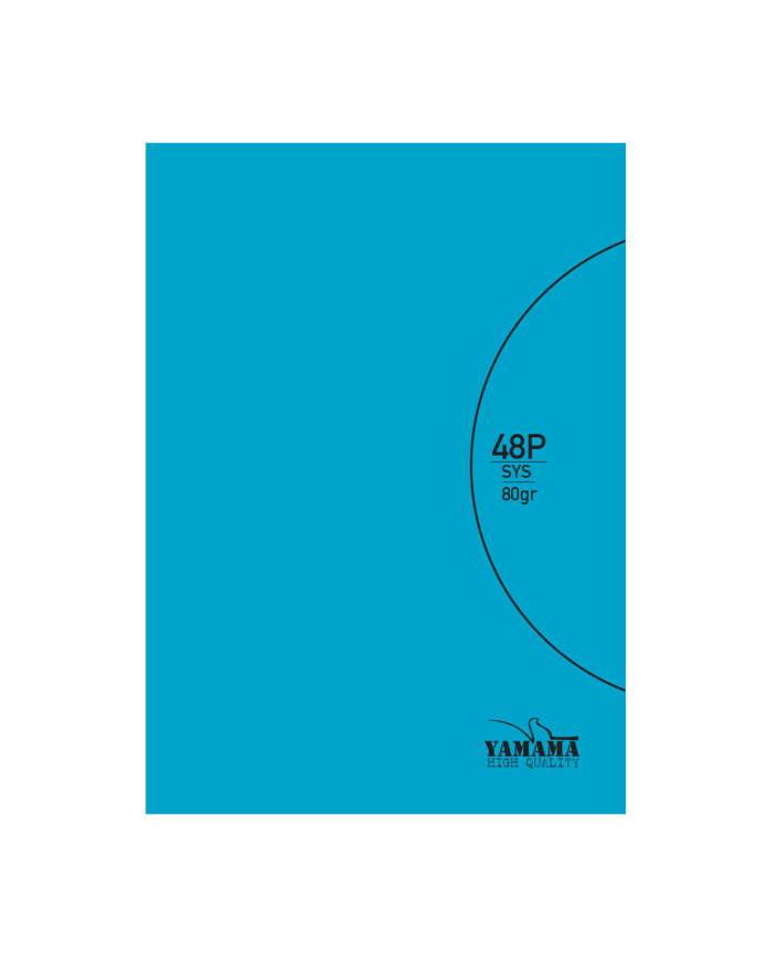 Cahier Piqué 48P BMV 17X22 80G bleu - Yamama|6194036429448|Le Guide