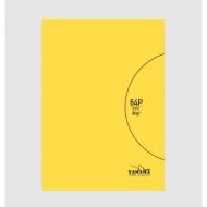 Cahier Piqué 64P BMV 17X22 80G Jaune - Yamama|6194036429493|Le Guide