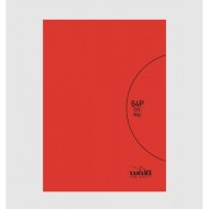 Cahier Piqué 64P BMV 17X22 80G rouge - Yamama|6194036429509|Le Guide