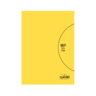 Cahier Piqué 96P BMV 17X22 80G jaune - Yamama|6194036429530|Le Guide