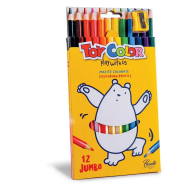 Pack de 12 Crayon de Couleurs Jumbo Toy color|8015189000637|Le Guide