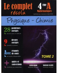 Le complet résolu physique-chimie 4éme section math T1