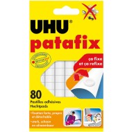 Patte de Fixation Patafix UHU 80 Pads - Blanc|4026700391251|Le Guide