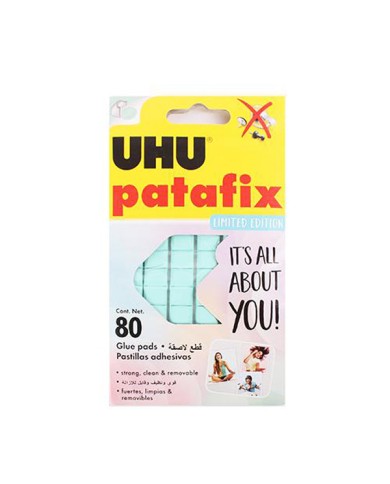 Patte de Fixation Patafix UHU 80 Pads - Vert pastel