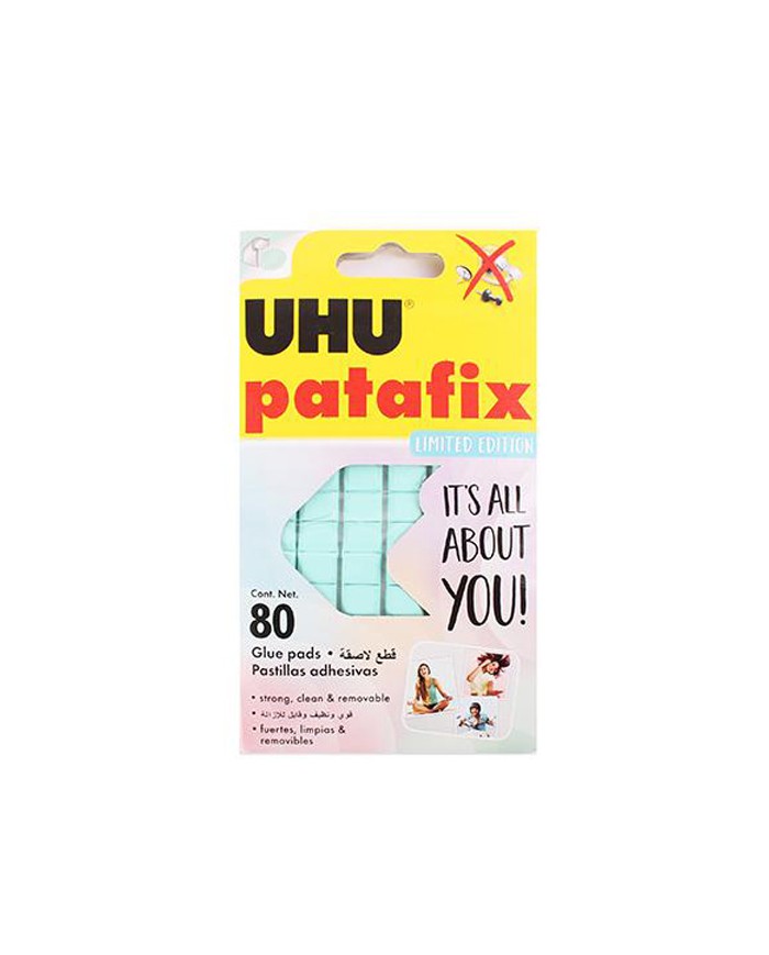 Patte de Fixation Patafix UHU 80 Pads - Vert pastel|4026700344509|Le Guide