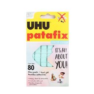 Patte de Fixation Patafix UHU 80 Pads - Vert pastel|4026700344509|Le Guide