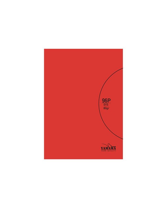 Cahier de récitation polypro 17x22 Yamama - Rouge|6194013877224|Le Guide