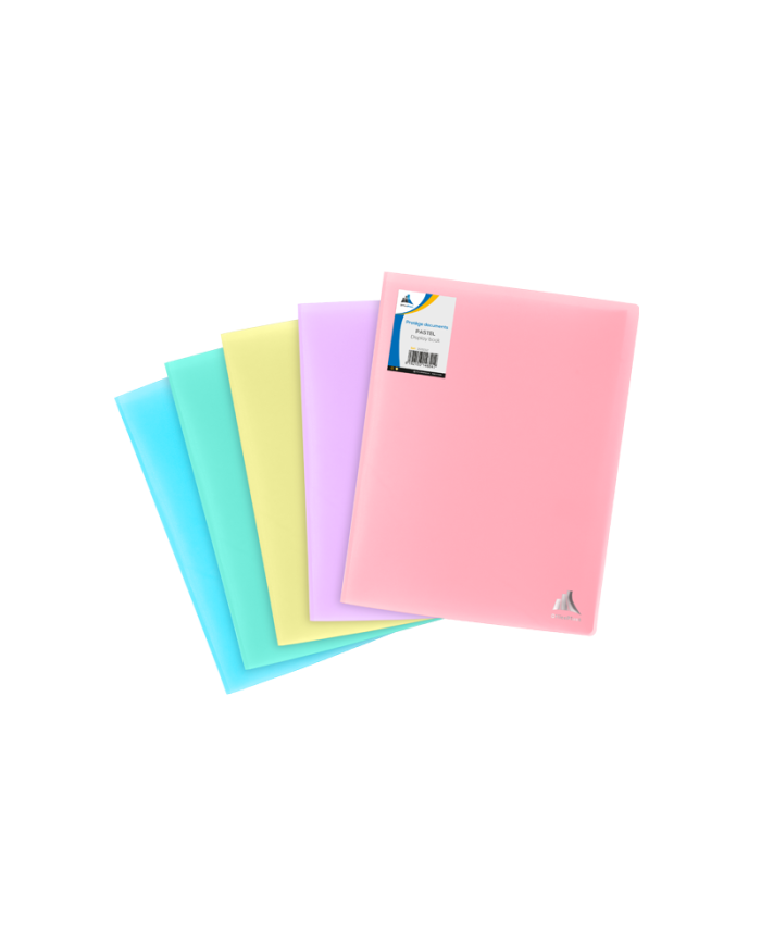 Protège Document Pastel 160 vues - Assorties|6192103146861|Le Guide