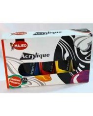 PACK DE 5 GOUACHE ACRYLIQUE 70ML MAJED