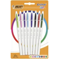 Pack de 8 Stylos Cristal Up 6+2 - Assorties||Le Guide