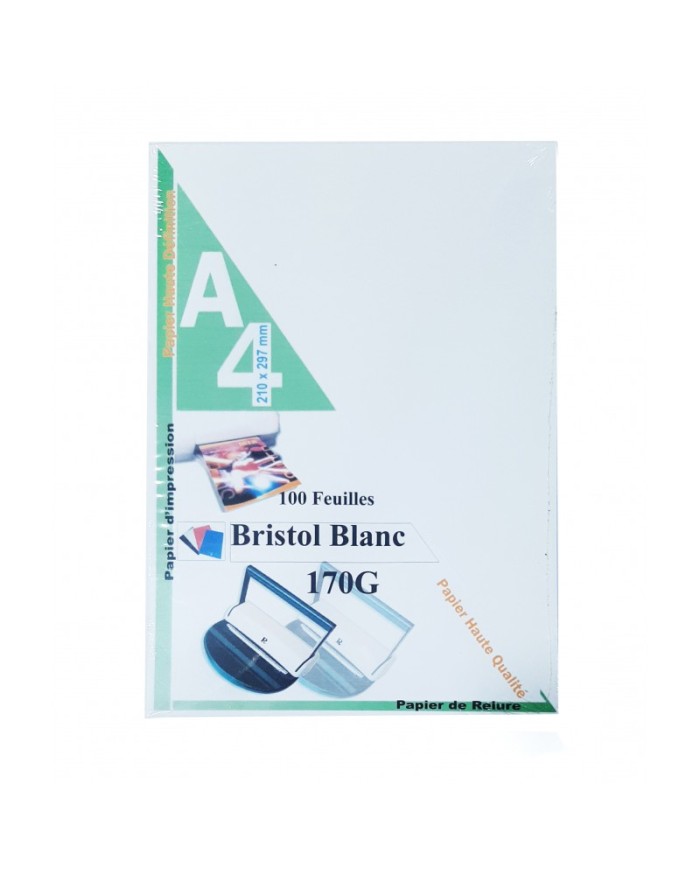 Page de garde Bristol Blanc 170Gr/100F A4||Le Guide