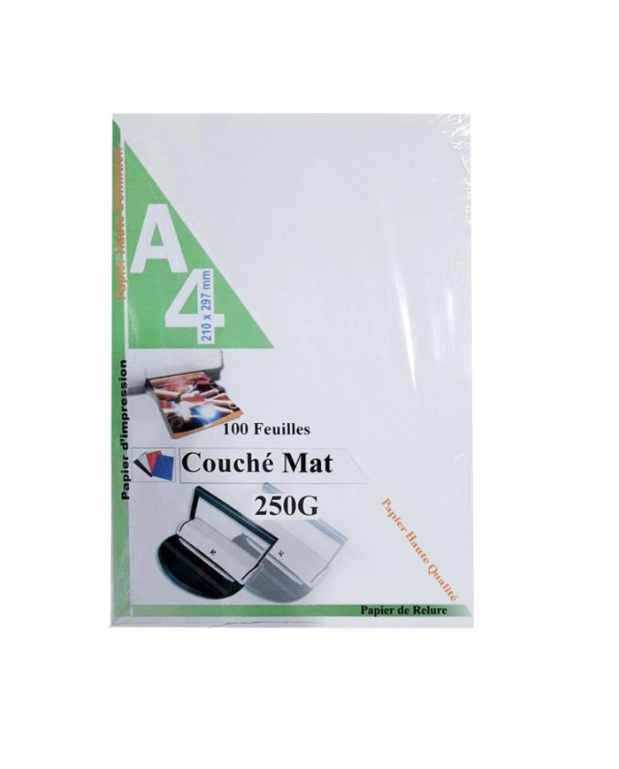 Page De Garde Couché Mat 250Gr/100F A4||Le Guide