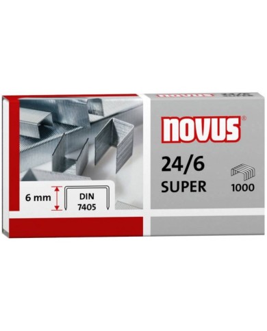 Agrafes Novus 24/6 PQ/1000