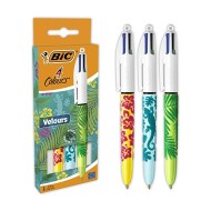 Stylo à bille 4 Couleurs BIC Velvet|3086123542532|Le Guide