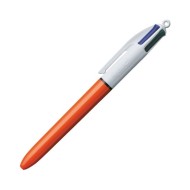 Stylo à bille 4 Couleurs pointe fine BIC|070330101760|Le Guide