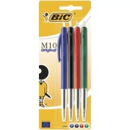 Pochette de 4 Stylos à bille Rétractable M10 BIC - Assorties||Le Guide