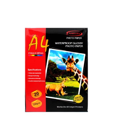 Paquet de 50 Papiers Photo A4 180gr