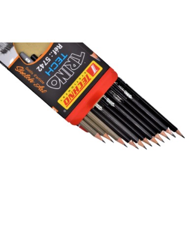 Paquet de 12 Crayons Noir HB - Trino